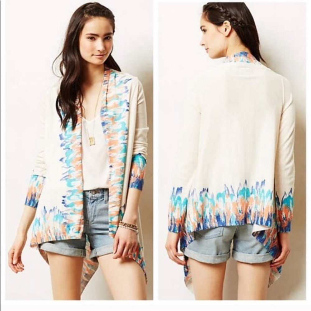 Anthropologie Guinevere Open Front Cardigan